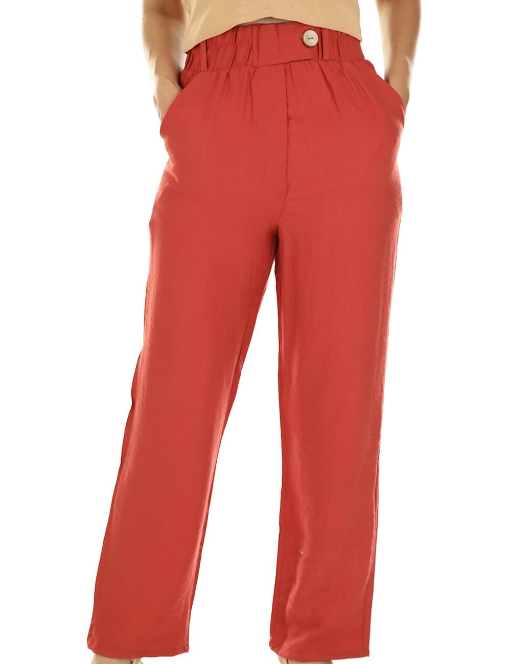 Calça Skinny Terracota
