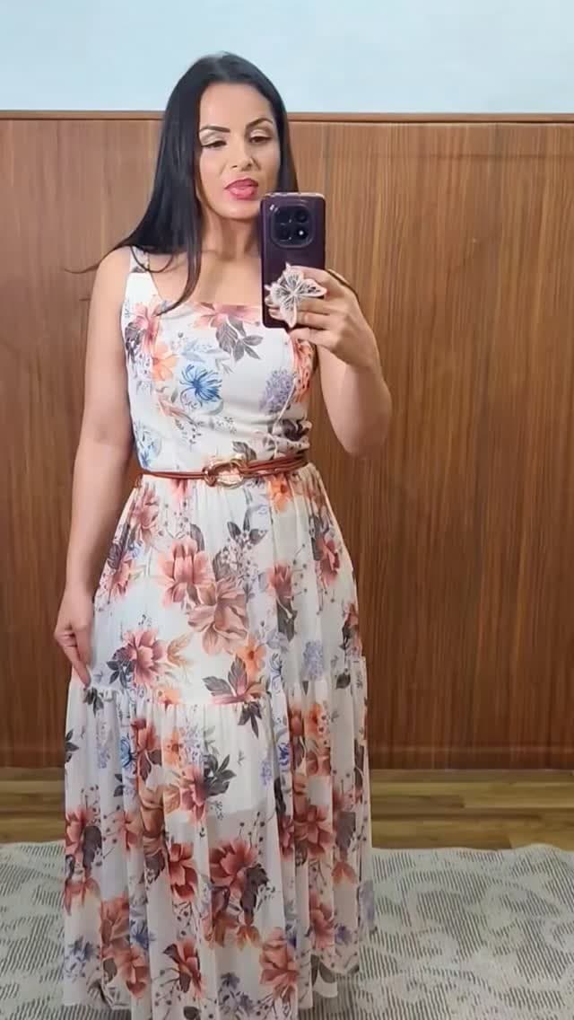 Vestido Longo Jardim