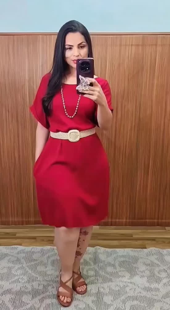 Vestido Midi Celeste